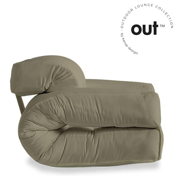 HIPPO, an armchair or a sofa, that turns into a comfortable extra futon ...