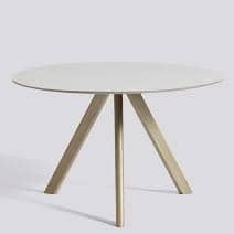 The COPENHAGUE Round Table CPH20 And CHP25, Made In Solid Wood And ...