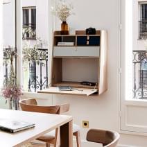 Escritorio de computadora multifuncional de madera maciza, escritorio de  computadora nórdico simple para oficina en casa, mesa de comedor, longitud  de