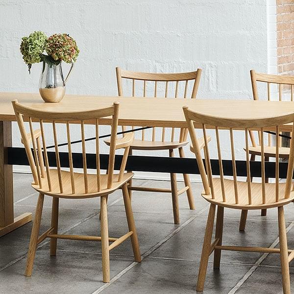 Chaises design en bois minimalistes ARCWOOD par 2
